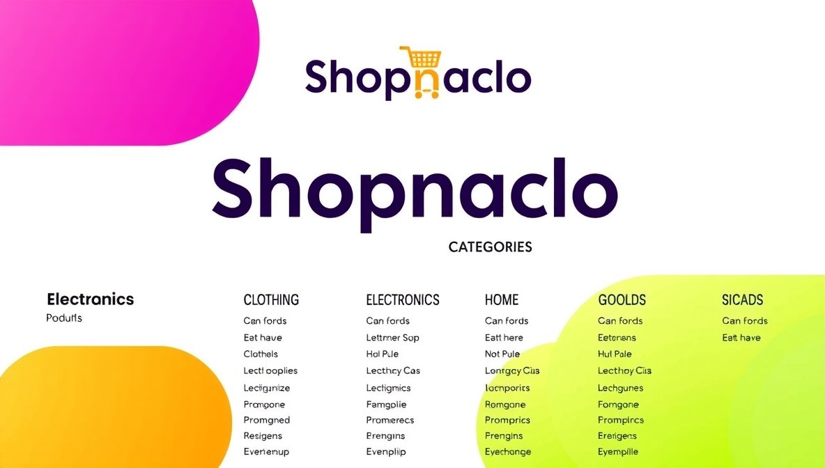 categories on Shopnaclo
