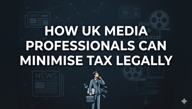 How UK Media Professionals Can Minimise Tax Legally