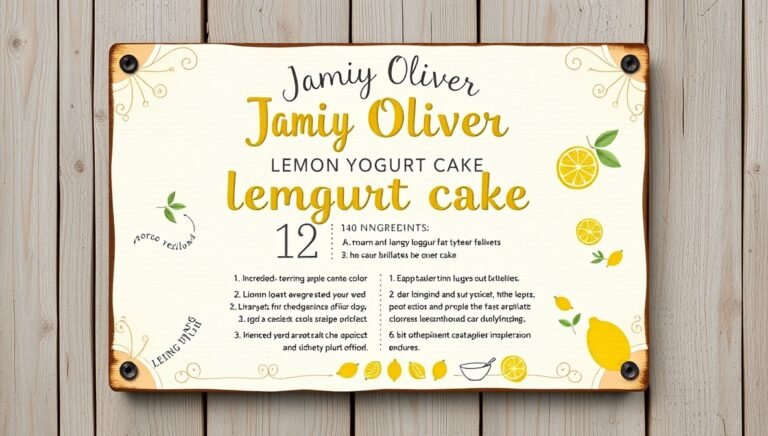 jamie oliver lemon yogurt cake recipe