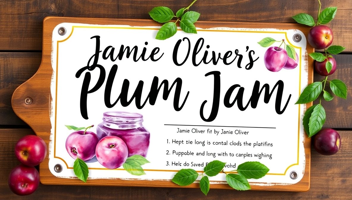 plum jam recipe jamie oliver