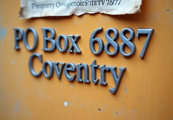 po box 6887 coventry