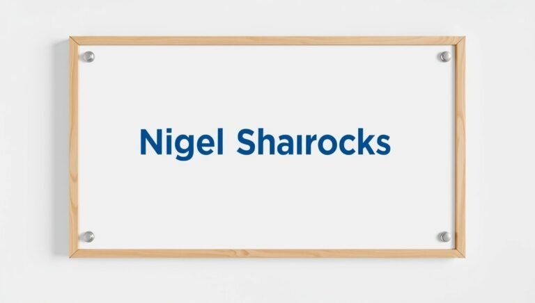 nigel sharrocks